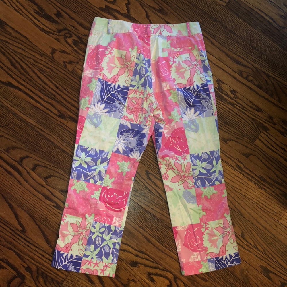 Lilly Pulitzer Patchwork Capri Pants - image 3